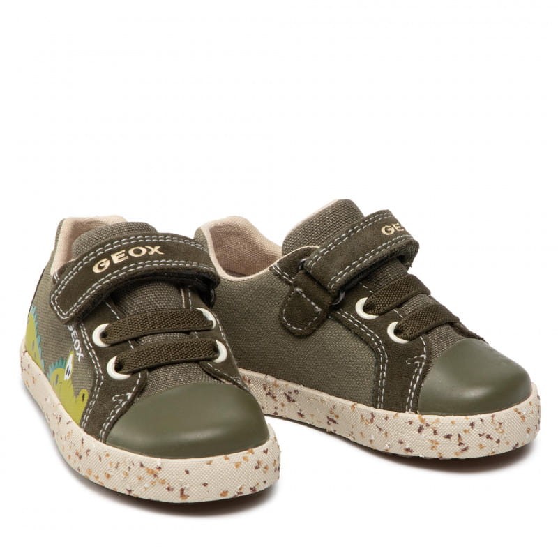 GEOX - Trampki dziecięce B25A7C 01022 C3014 M Dk Green