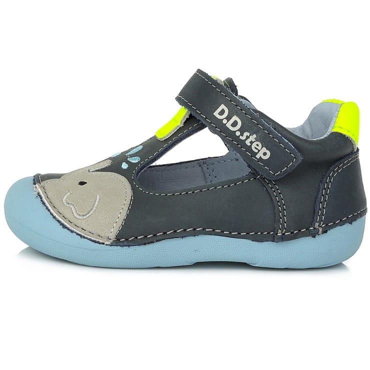 D.D. Step - Sandały dziecięce H015-549A Słonik Niebieski