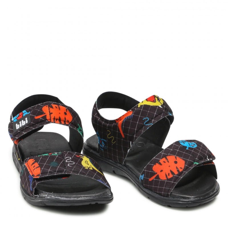 BIBI - Sandały dziecięce 1101131 Black/Print