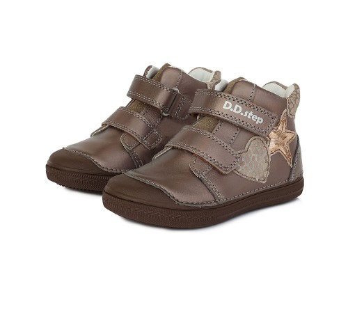 D.D. Step - Półbuty dziewczęce A049 -769BM Bronze