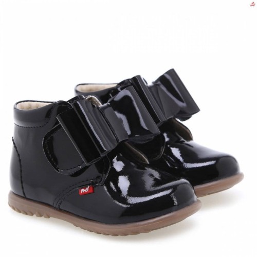 Emel - Półbuty dziecięce Roczki ocieplane z kokardką EY 1077E-6