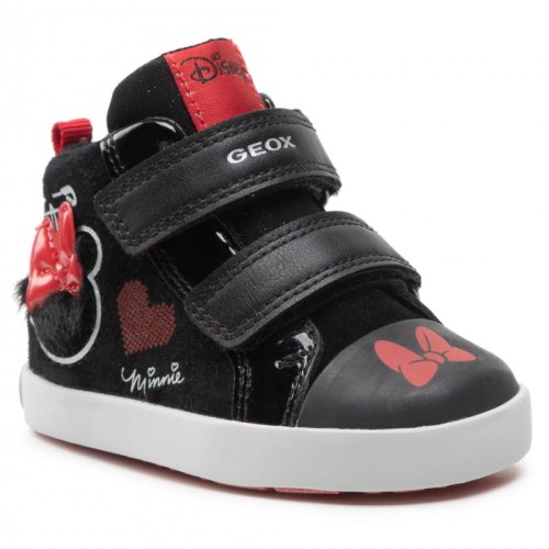 Geox Sneakersy dziewczęce B Kilwi G. D B26D5D 022HH C0048 M Black/Red 