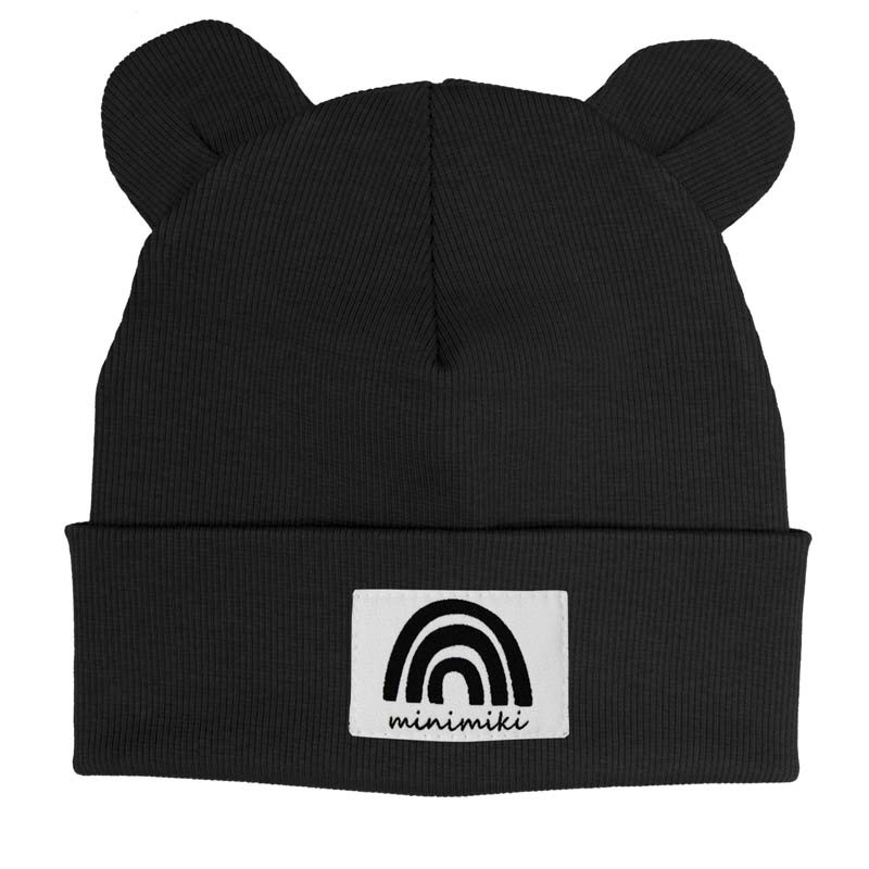 Czarna-beanie-z-uszkami-Minimiki-Tecza.jpg