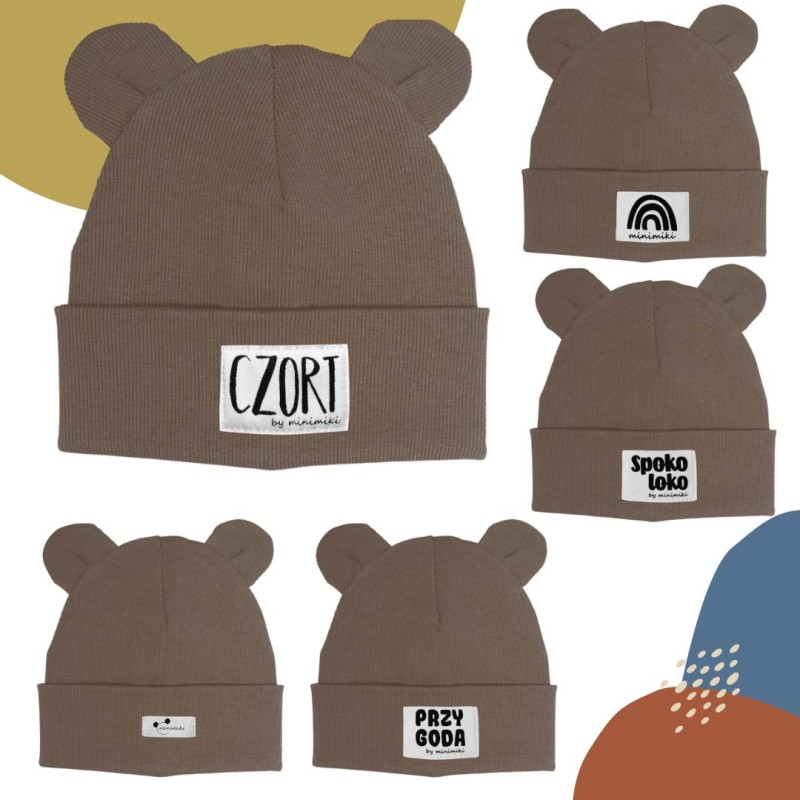 Czapka-dziecieca-beanie-z-uszkami-Minimiki-szarobrazowa.jpg