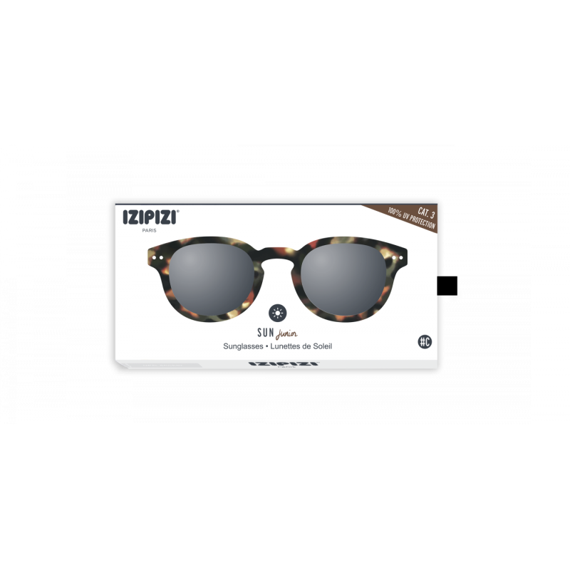 IZIPIZI - Okulary Przeciwsłoneczne JUNIOR 5-10Y Tortoise #C