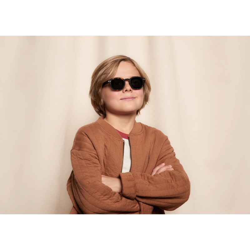 IZIPIZI - Okulary Przeciwsłoneczne JUNIOR 5-10Y Tortoise #C