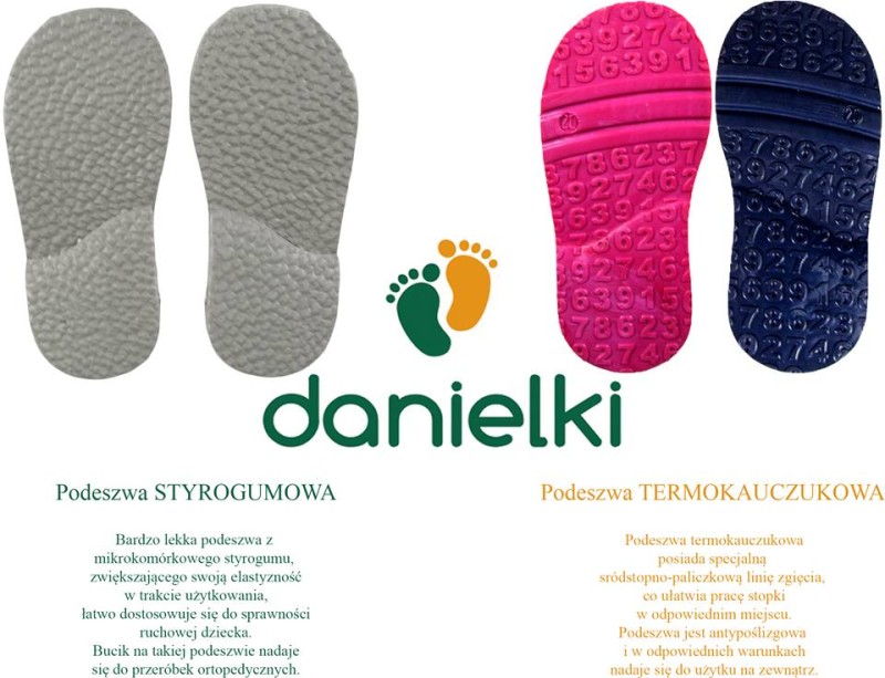 Danielki obuwie profilaktyczne T125L/T135L (Fantazja)