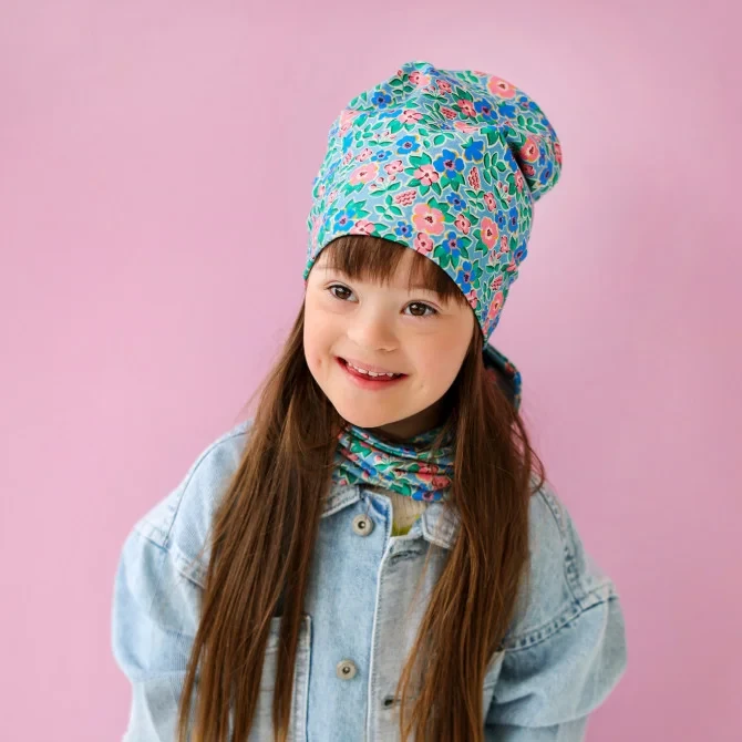 Ul&ka - Czapka z kominem Lucy Blue