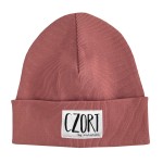 Minimiki - Czapka Prążkowana BEANIE Strawberry Cream CZORT