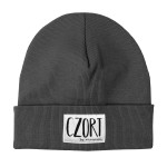 Minimiki - Czapka Prążkowana BEANIE Antracyt CZORT