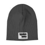 Minimiki - Czapka Prążkowana Podwójna Antracyt SPOKO LOKO