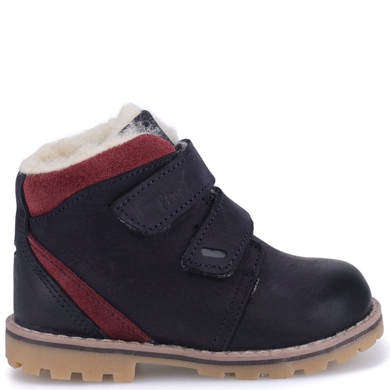 Buty zimowe Emel - Trzewiki Ocieplane Wełną Naturalną z Membraną EV2722-17