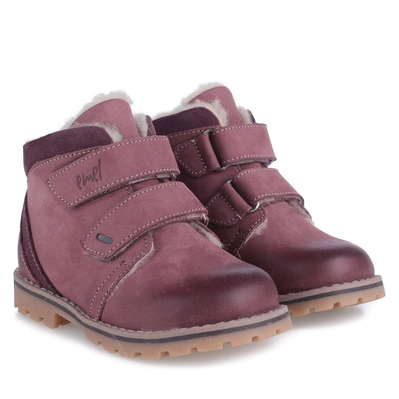 Buty na zimę Emel - Trzewiki Zimowe Z Wełną i Membraną EV 2722-16