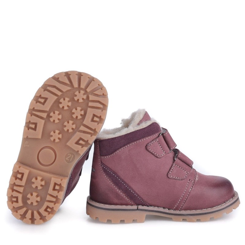 Buty na zimę Emel - Trzewiki Zimowe Z Wełną i Membraną EV 2722-16