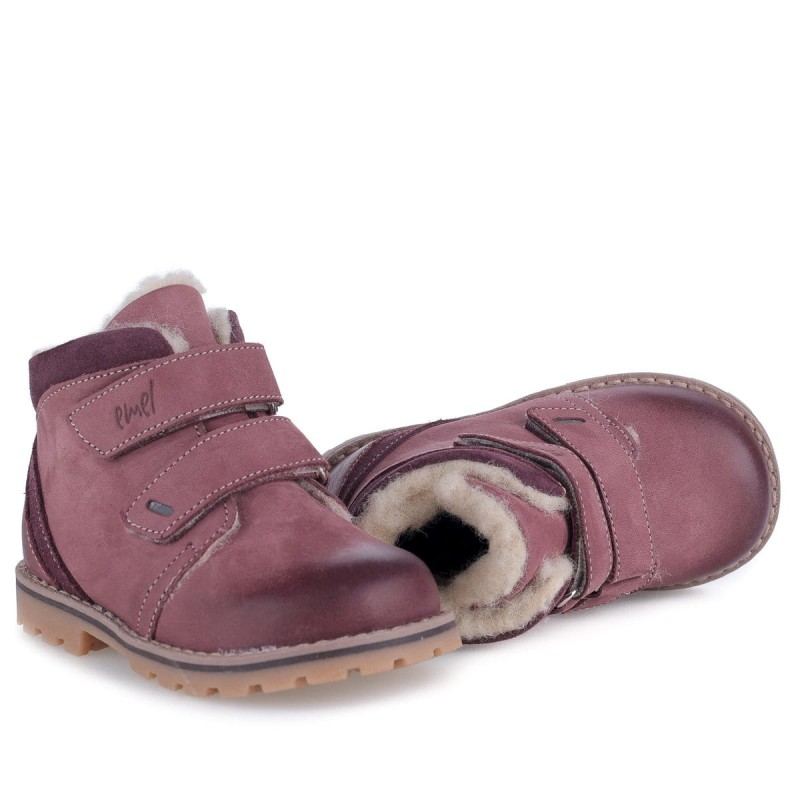 Buty na zimę Emel - Trzewiki Zimowe Z Wełną i Membraną EV 2722-16