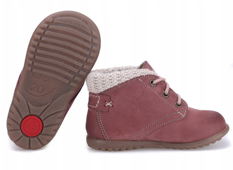 Buty zimowe Emel - Trzewiki Roczki Ocieplane Wodoodporne EY 2440C-4