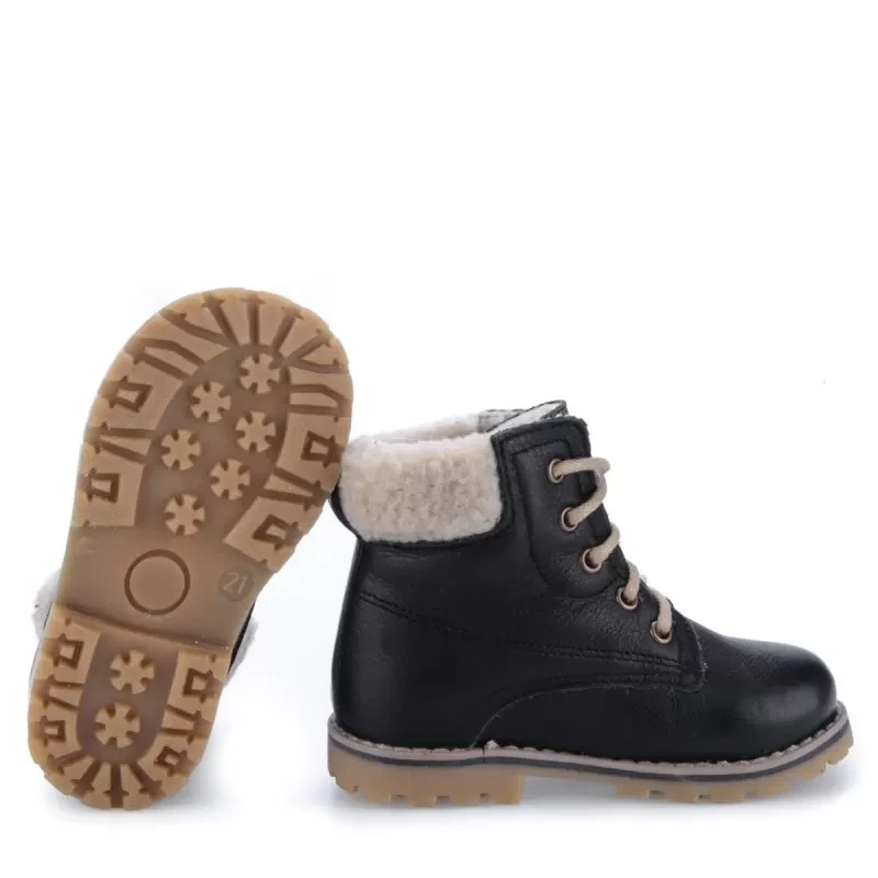 Buty dla dzieci Emel - Trzewiki Zimowe Z Wełną Wodoodporne EV 2552B-1