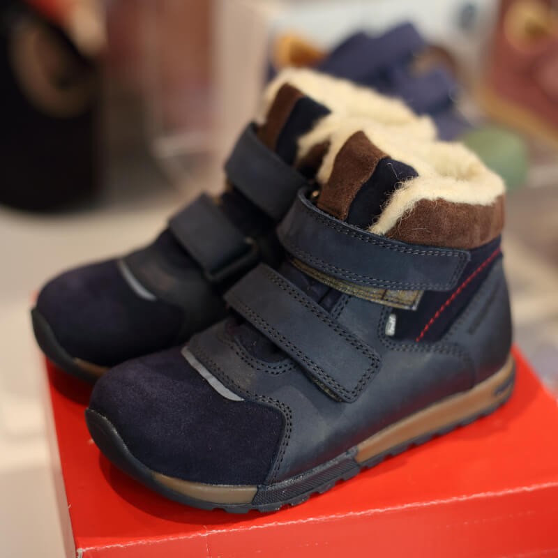 Buty dla dzieci Emel - Trzewiki Zimowe Z Wełną Naturalną  EV 2721-2