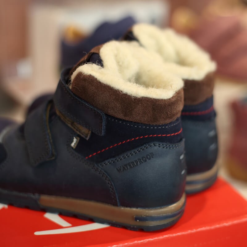 Buty dla dzieci Emel - Trzewiki Zimowe Z Wełną Naturalną  EV 2721-2
