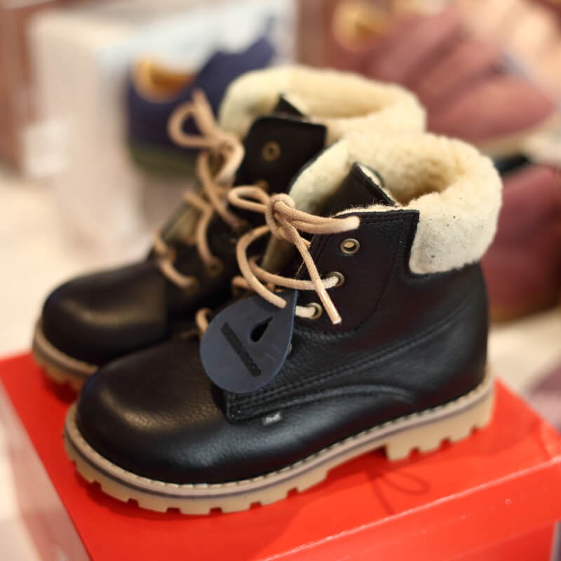 Buty dla dzieci Emel - Trzewiki Zimowe Z Wełną Wodoodporne EV 2552B-1