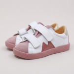 Mrugała - Półbuty Dziecięce Skórzane BAIA Bianca/Lila 31-35