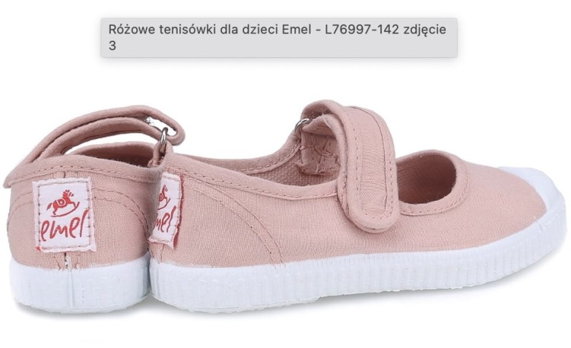 Emel - Pachnące Baleriny Dziewczęce Tenisówki MAQUILLAJE L76997-142