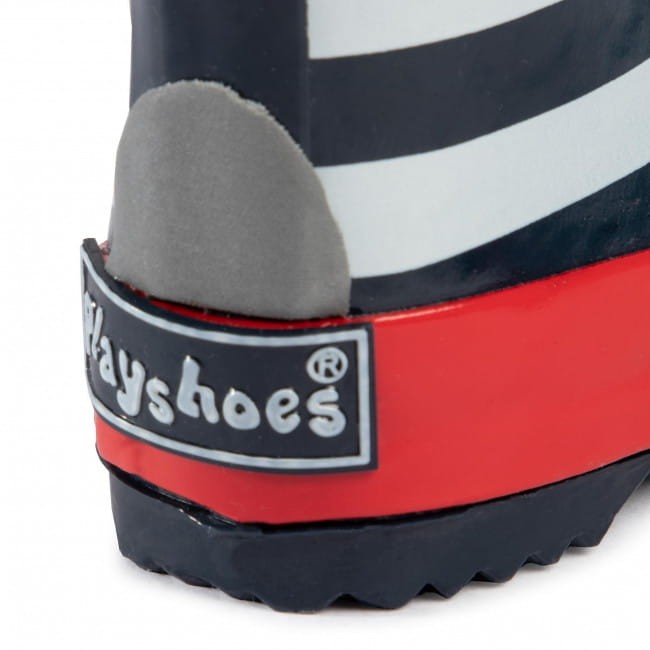 Playshoes - Kalosze dziecięce krótkie Paski 180340-171 Marine