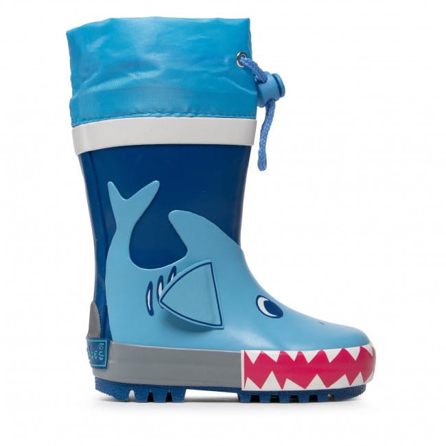 Playshoes - Kalosze dziecięce Rekin 188701-7 Niebieskie