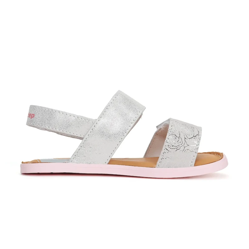 D.D. Step - Sandały Dziewczęce Barefoot G076-41539AM Silver
