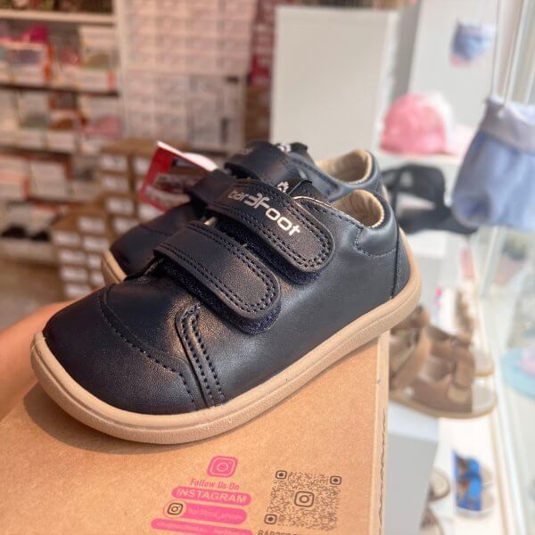 3F - Sneakersy Barefoot Dziecięce Elf Walker Granat 3BE28/L48