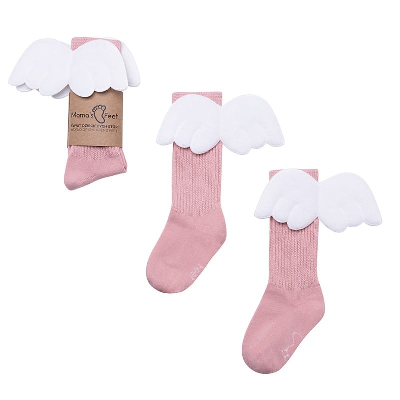 Mama's Feet Podkolanówki Aniołek Różowy