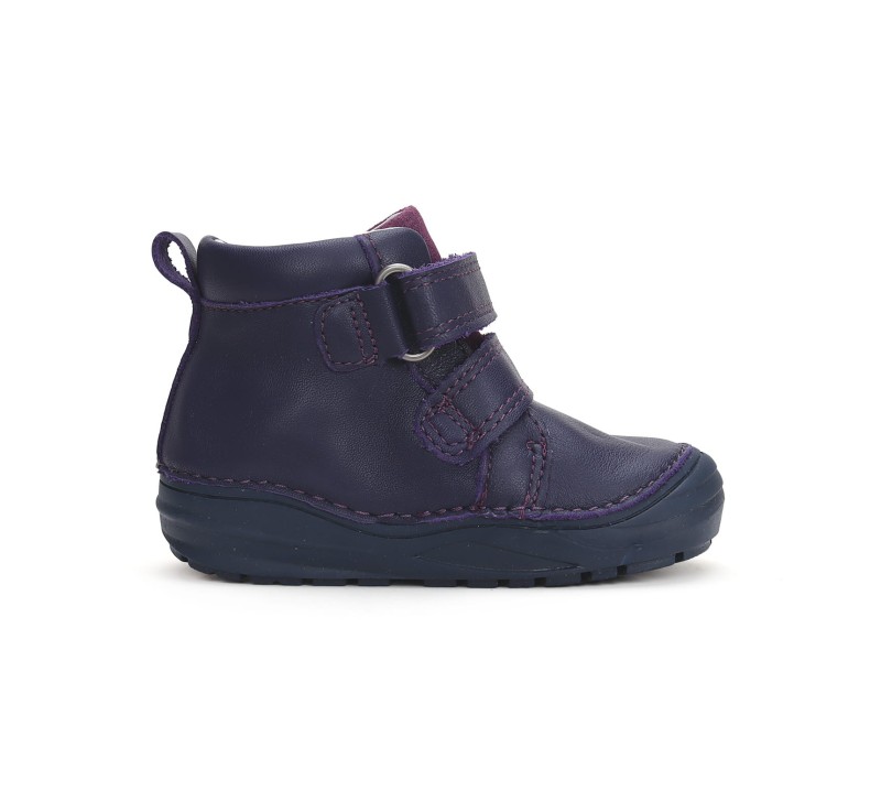 D.D. Step - Skórzane Trzewiki Dziewczęce S071-42821 Royal Blue