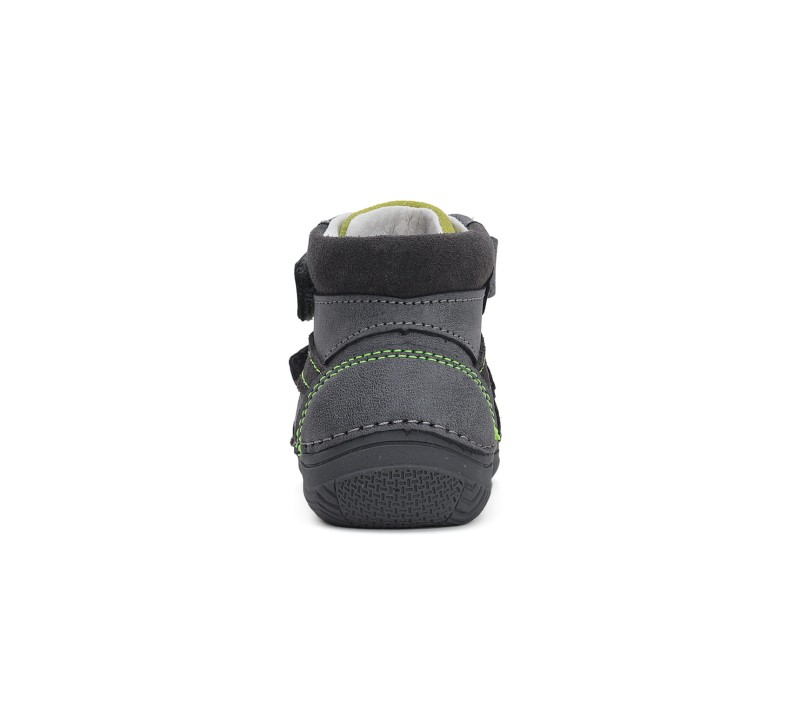D.D. Step - Skórzane Trzewiki Chłopięce S082-42515B Dark Grey