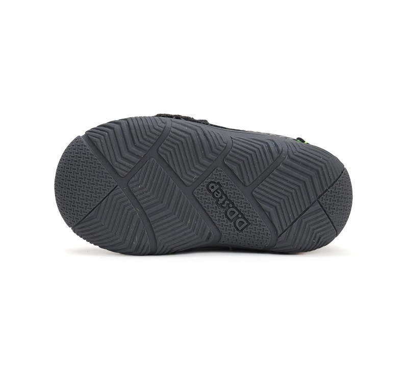 D.D. Step - Skórzane Trzewiki Chłopięce S082-42515B Dark Grey
