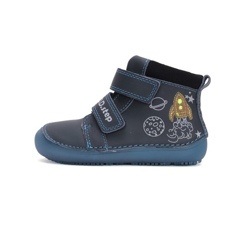 D.D. Step - Trzewiki Skórzane Barefoot A063-42719M Royal Blue
