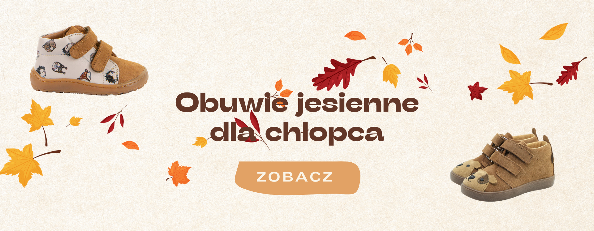 Obuwie jesienne dla chłopca