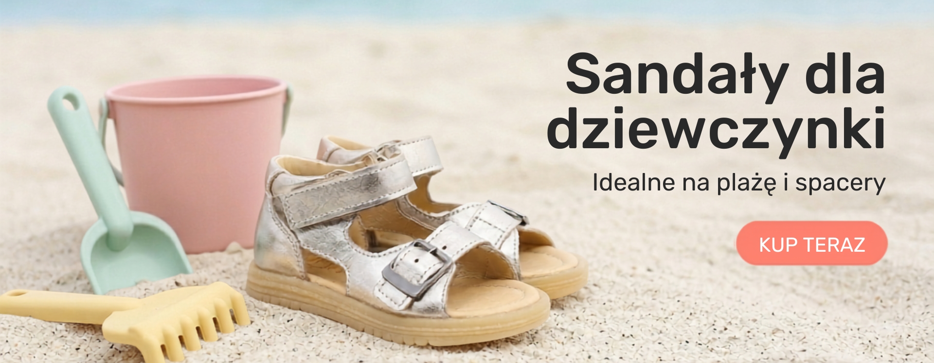Sandały dla dziewczynki