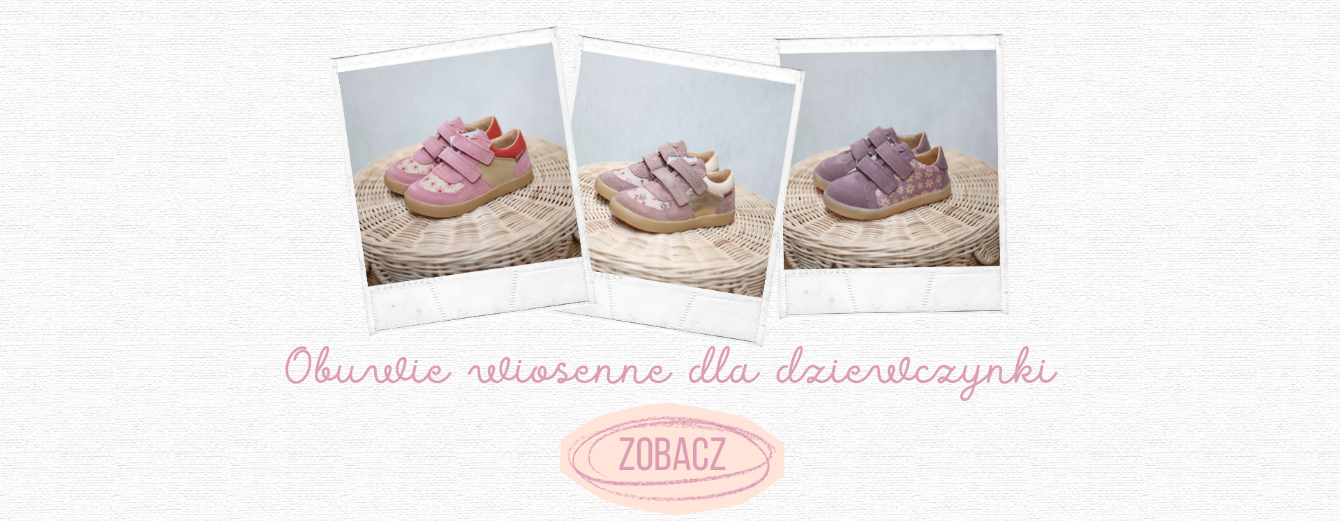 Buty wiosenne dla dziewczynki
